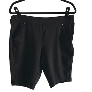 Greg Norman Black Athletic Golf Shorts  M